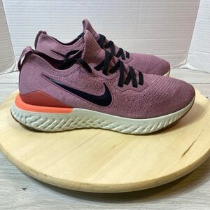 Nike Shoes Womens Size 10 Epic React Flyknit 2 Pink Running Sneakers BQ8927-500